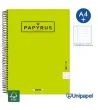 CUADERNO ESPIRAL  TAPA EXTRADURA    PAPYRUS04-UNICOLOR5 - A4+ - 80H - CUADRÍCULA 5MM - 90G - COLORES SURTIDOS