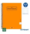 CUADERNO ESPIRAL  TAPA EXTRADURA    PAPYRUS04-UNICOLOR5 - A4+ - 80H - CUADRÍCULA 5MM - 90G - COLORES SURTIDOS